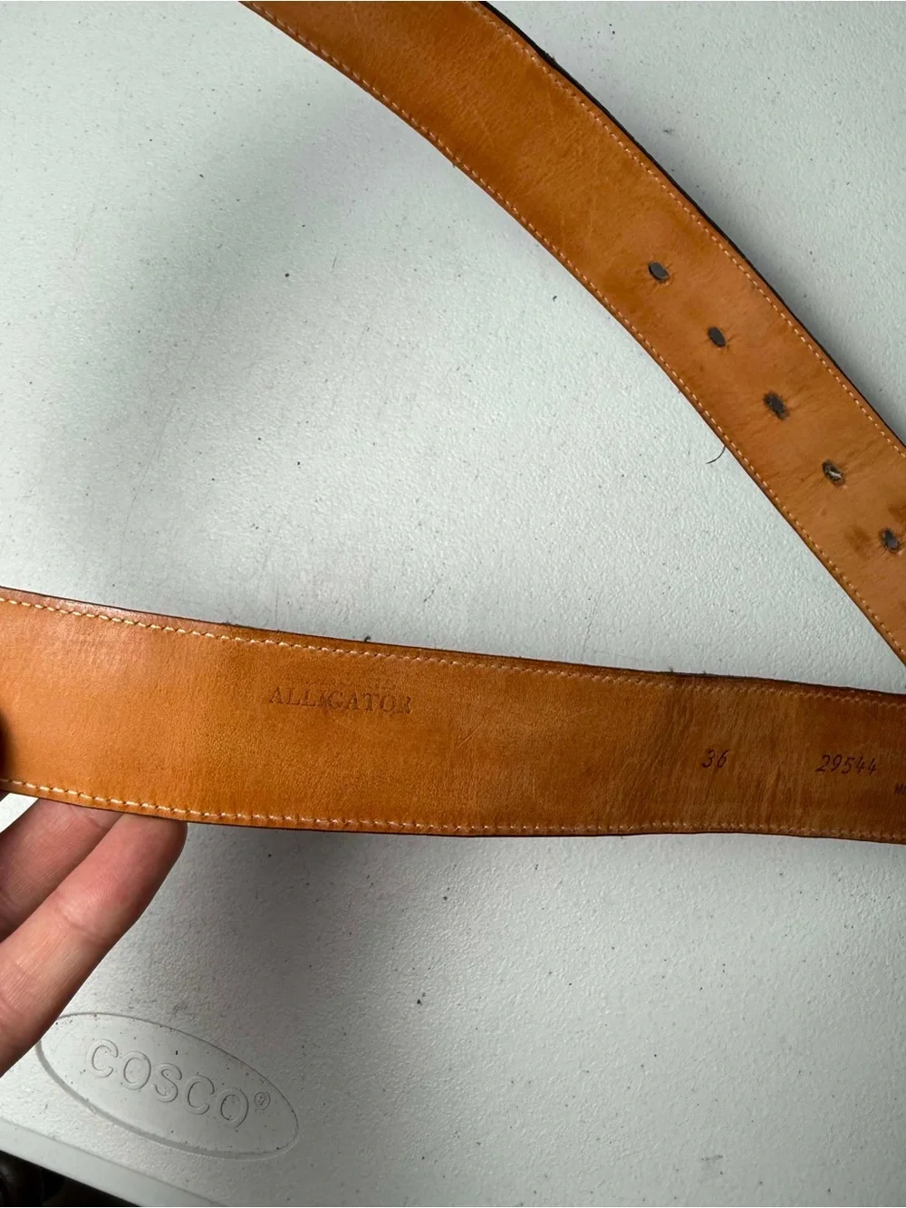 Tony Lama Genuine Alligator Belt